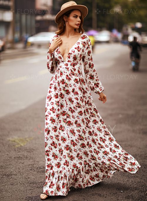 Algie ~ Floral Boho Dress