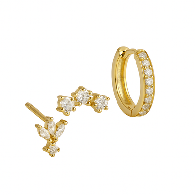 Trio Mila Essentials Earrings | 18k Gold