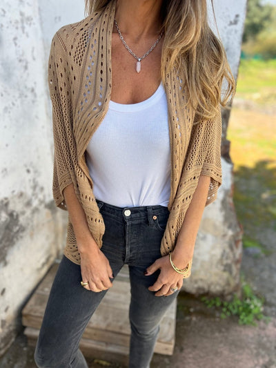 Brielle™ | Half Sleeve Knit Cardigan