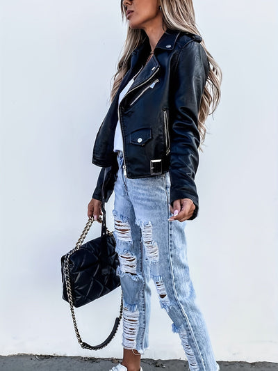 Jenny | Classic Leather Jacket