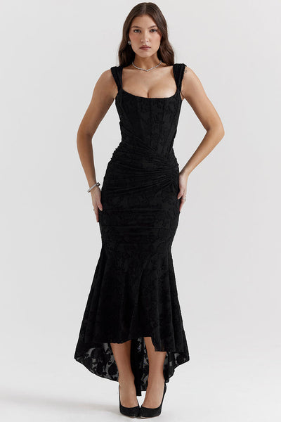 Boheme | Sleeveless Ruched Bodycon Evening Dress