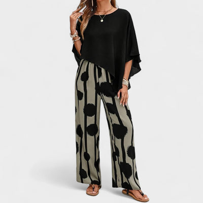 LAUREN | RELAXED PRINT PANTS SET