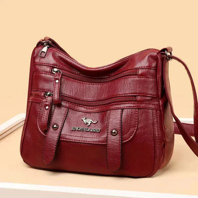 Wren - Stylish Retro Multi-Pocket PU Leather Bag