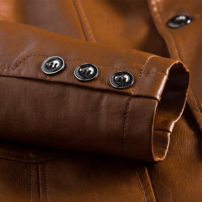 Norris Leather Blazer