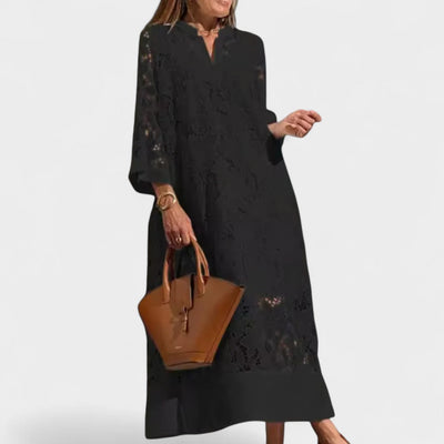 CLAIRE | LACE MIDI DRESS