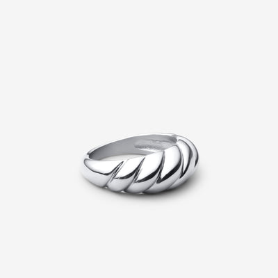 Croissant Ring | White Gold 14k