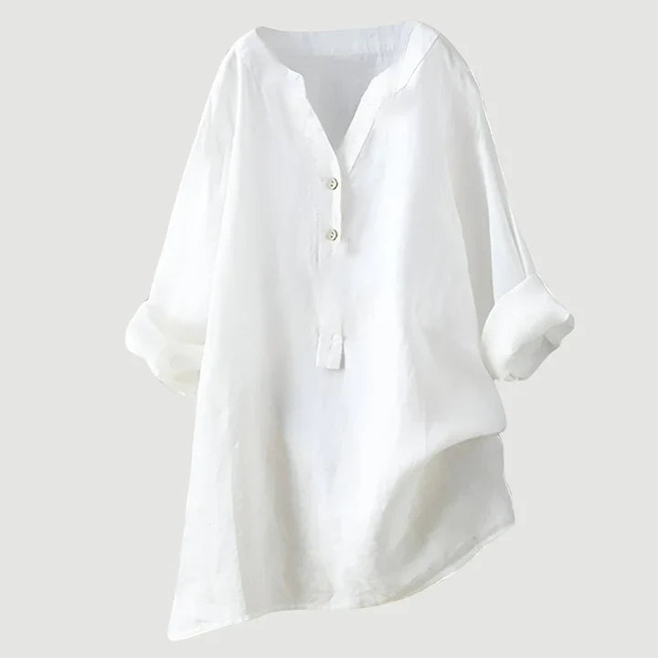 ANNELISE | BREEZY BUTTON-FRONT SHIRT