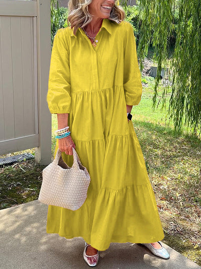 Amara | Everyday Cotton Tiered Maxi Dress