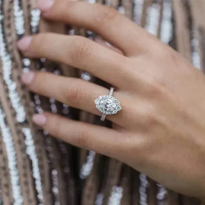 Florinda Marchesi Ring | White Gold 18k