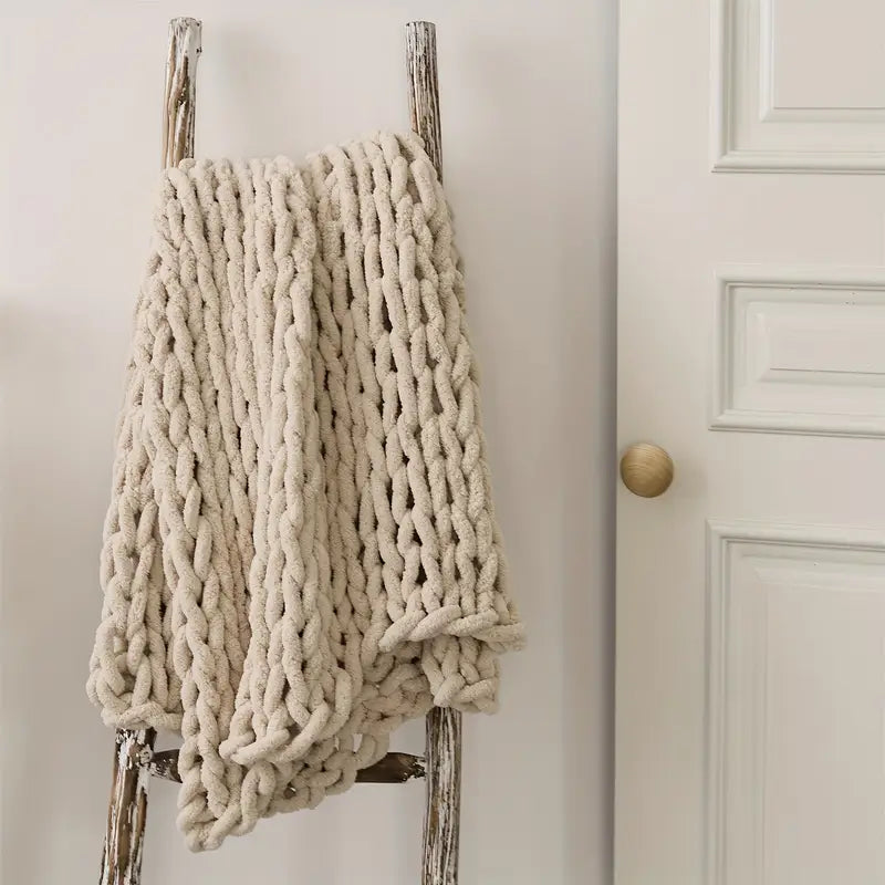 Knot & Nest Chenille Throw Blanket