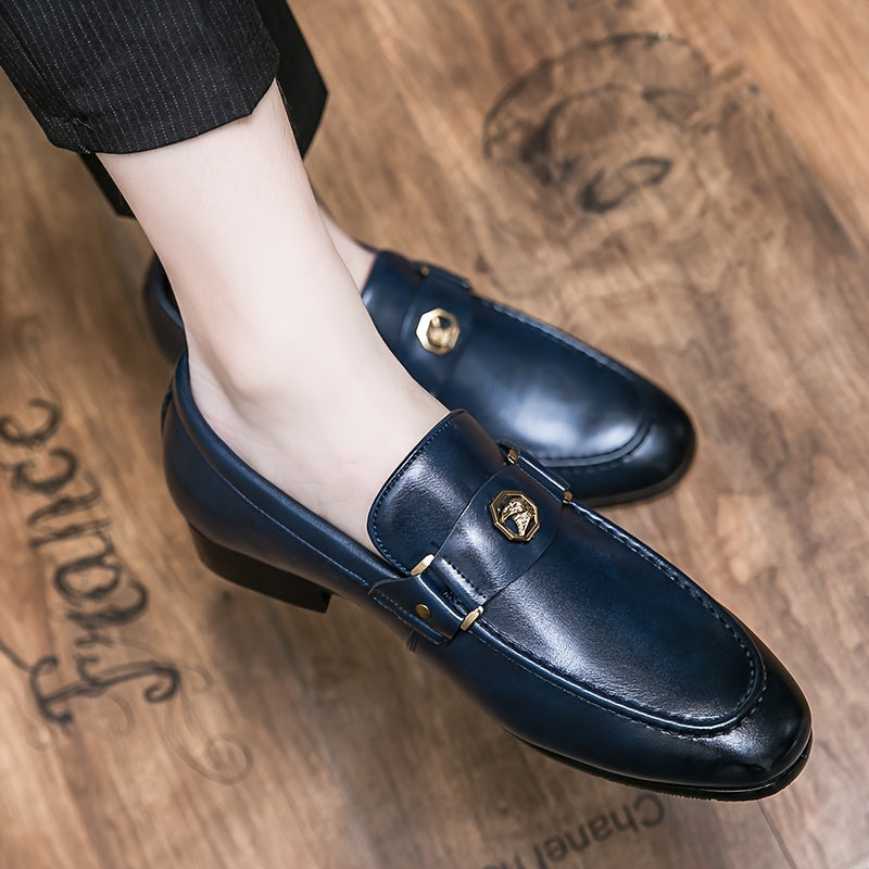 Davide Romano Leather Penny Loafers