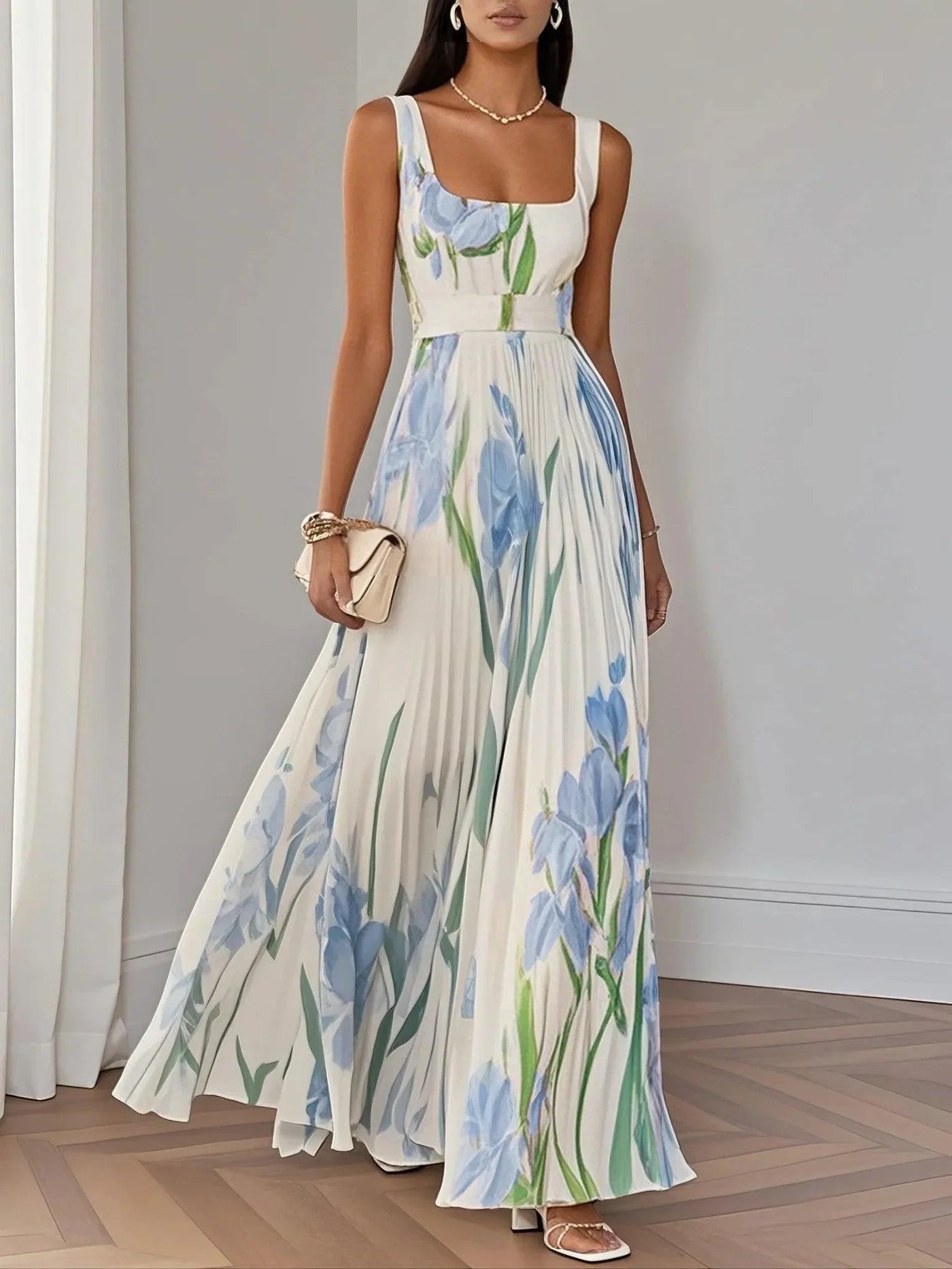 FLORENCE | FLORAL MAXI DRESS