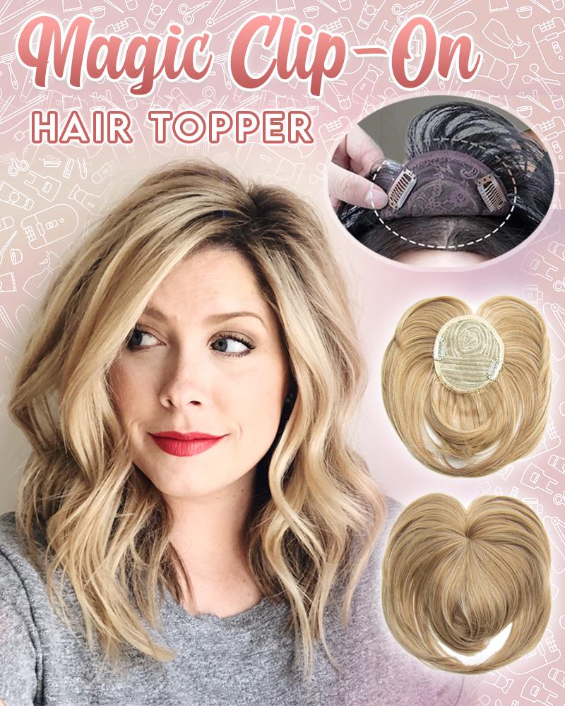 SilkaMane™ Hair Topper Clip — Instantly Restore Confidence with Natural, Fuller Hair That Moves with You