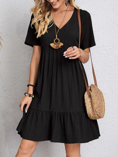 EMMA | RELAXED V-NECK DRESS