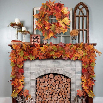 AmberHarvest™ Signature Wreath — Fill Your Home with Lasting Warmth and Fall’s Cozy Magic