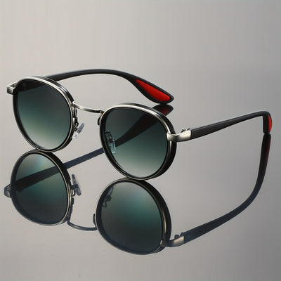 Giuseppe Taviani Retro Sport Round Sunglasses