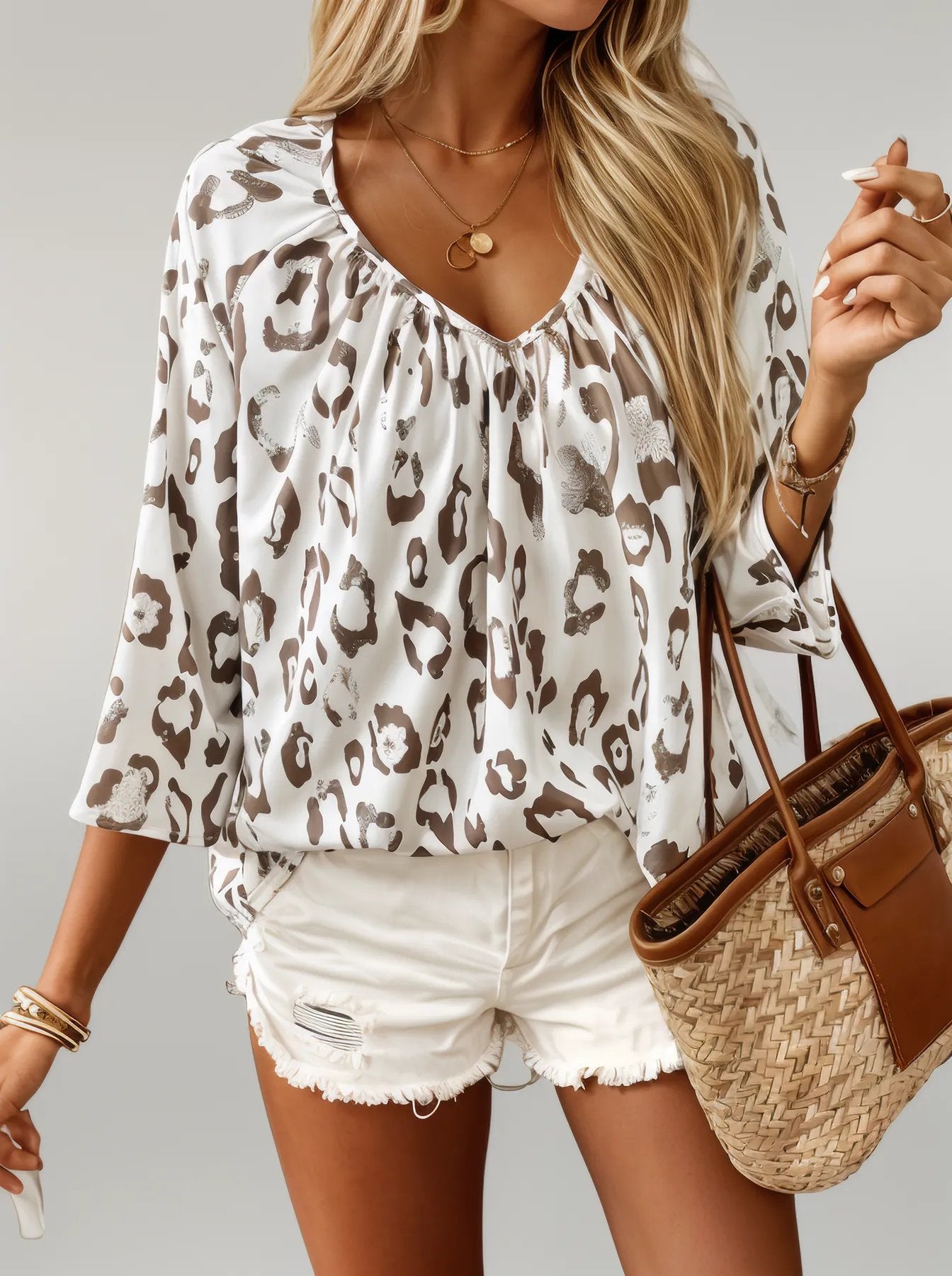 Tahi™ | Leopard Blouse