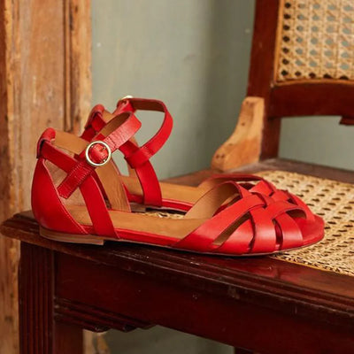 NORTHLINE STUDIO | STRAPPY FLAT SANDALS