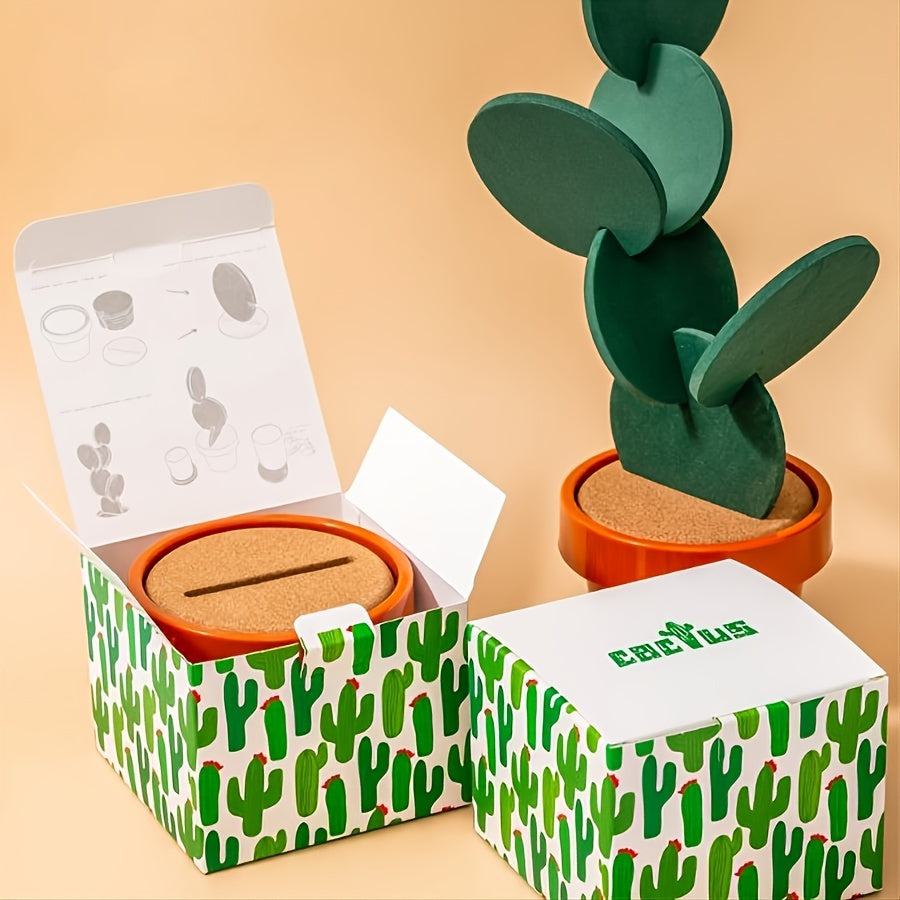 Cactus Coaster Plant Set