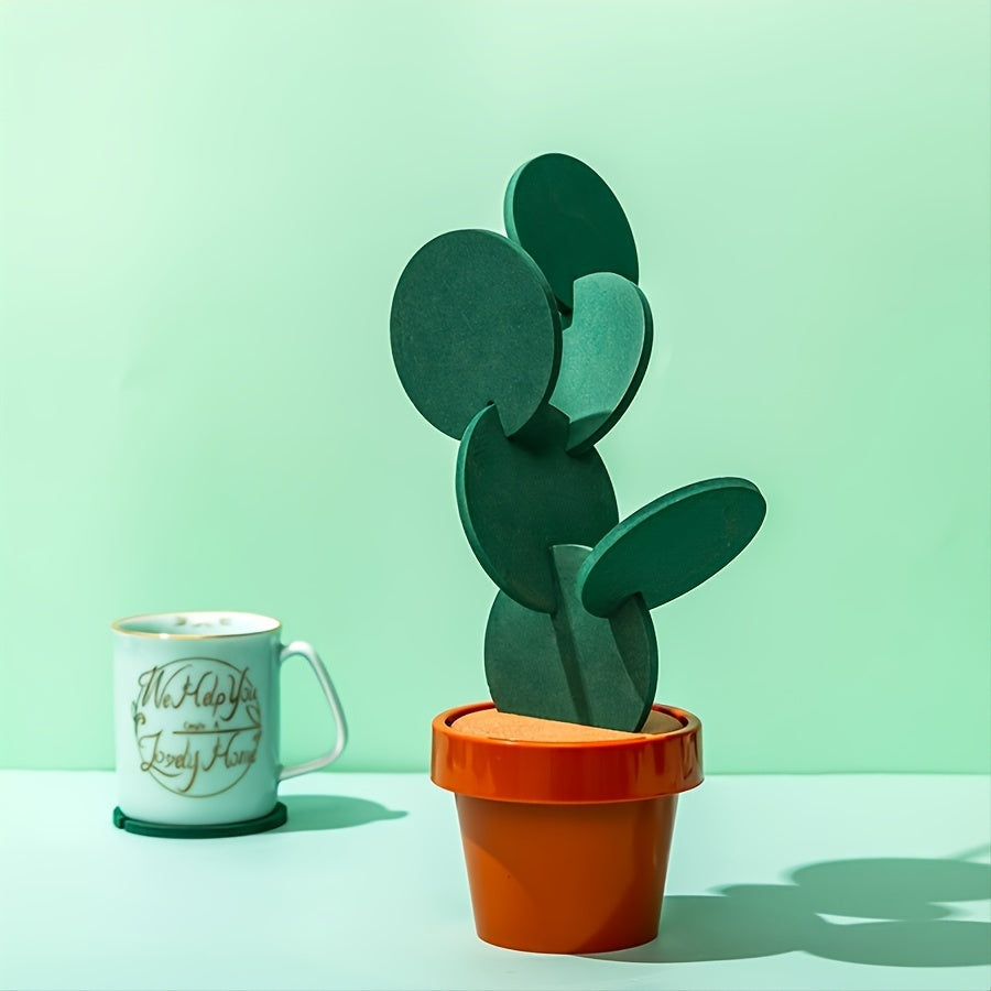 Cactus Coaster Plant Set