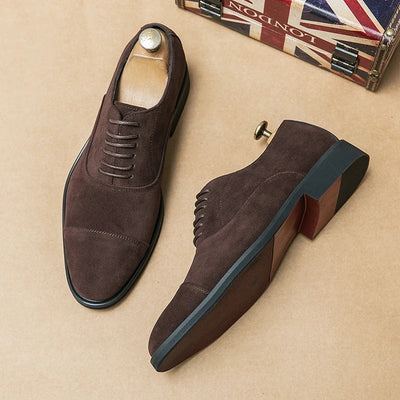 Claude Belleau Seude Derby Shoes
