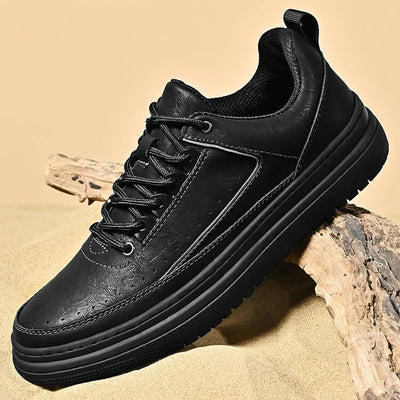 Agostino Carracci Genuine Leather Sneakers
