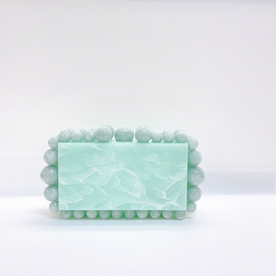 Acrylic Cloud Clutch Bag
