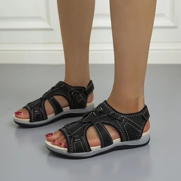 Daphne ~ Stylish, Adjustable Sandals with Arch Support