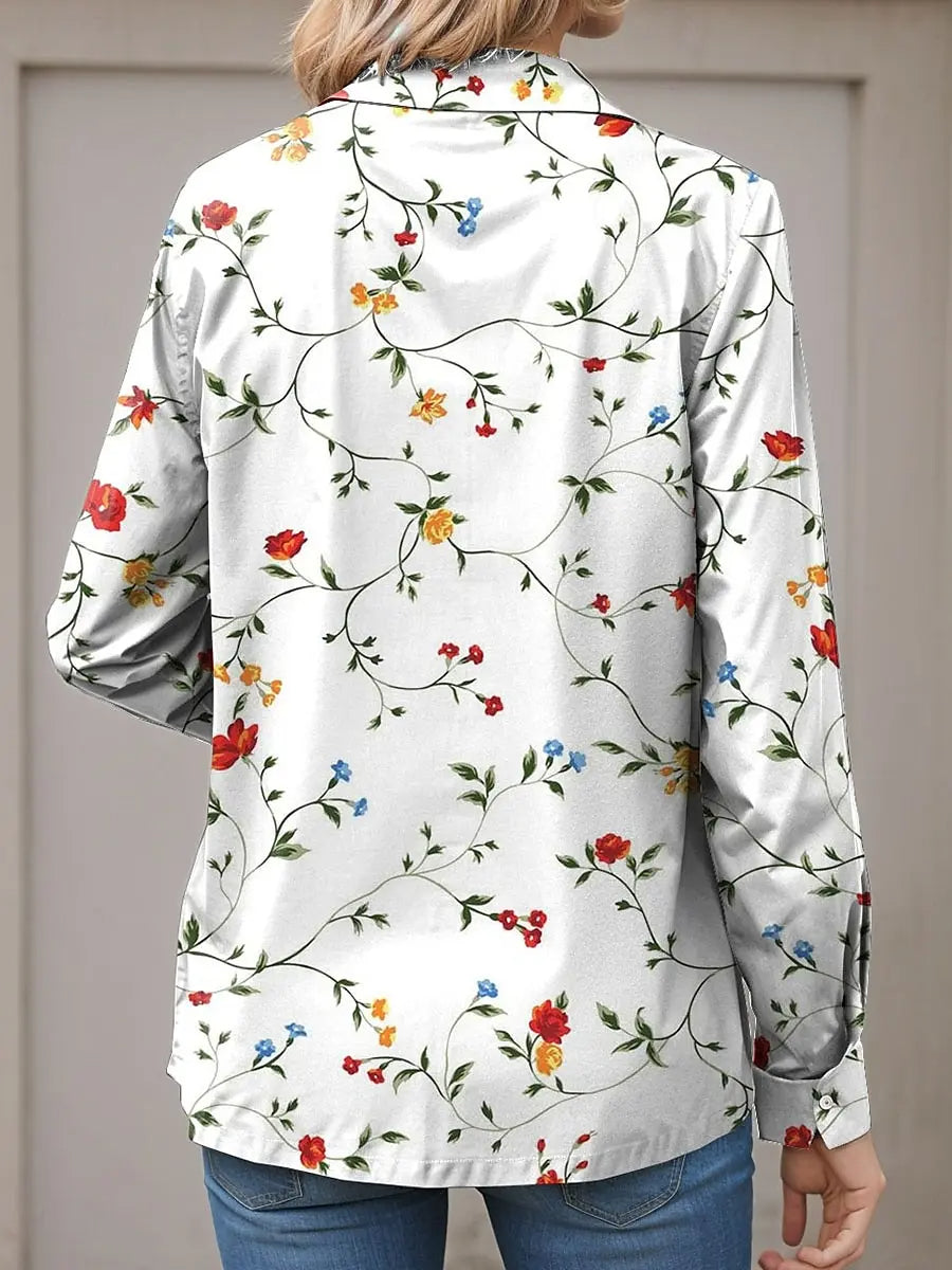 Alexia™ | Elegant Casual Floral Blouse