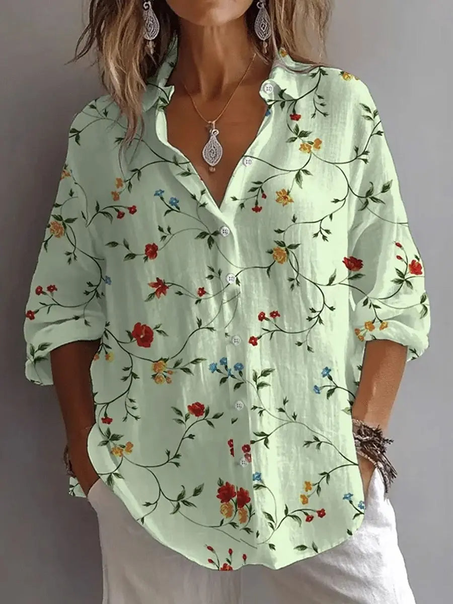 Alexia™ | Elegant Casual Floral Blouse