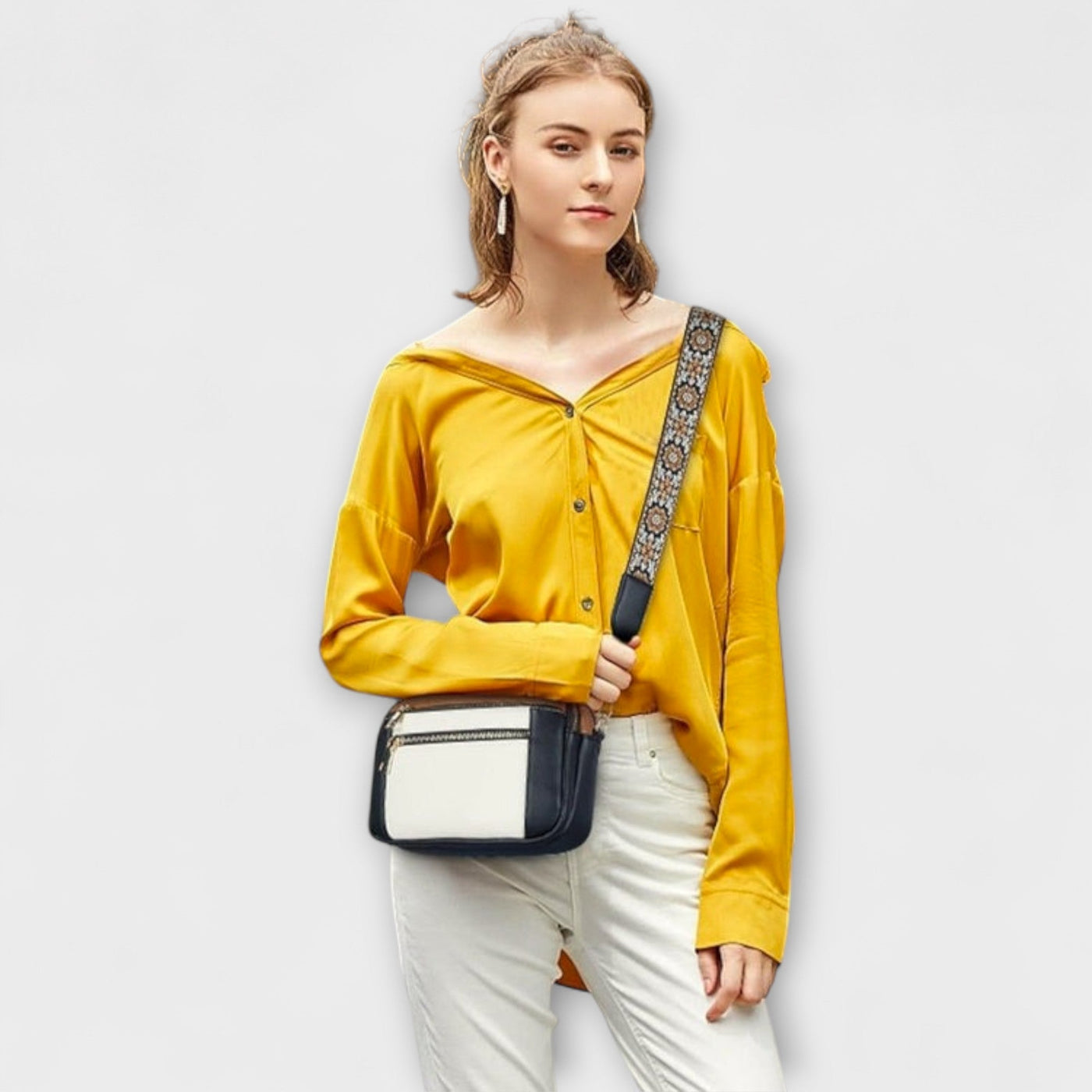 Brielle | Elegant Leather Shoulder Bag