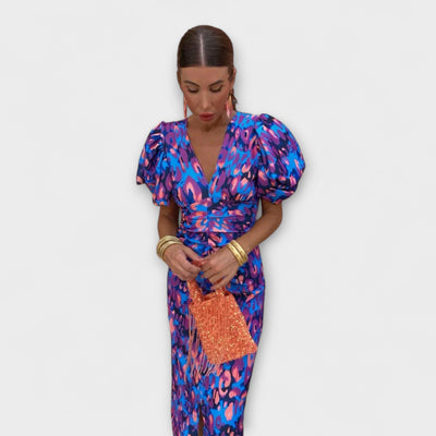 Emanuela - Vibrant Midi Dress