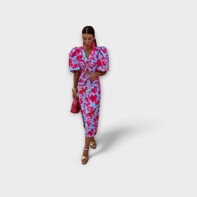 Emanuela - Vibrant Midi Dress