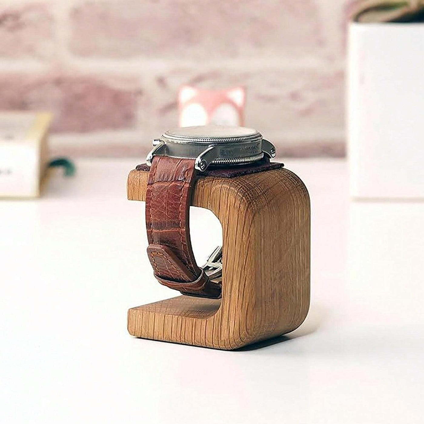 Durable Wooden Watch Holder