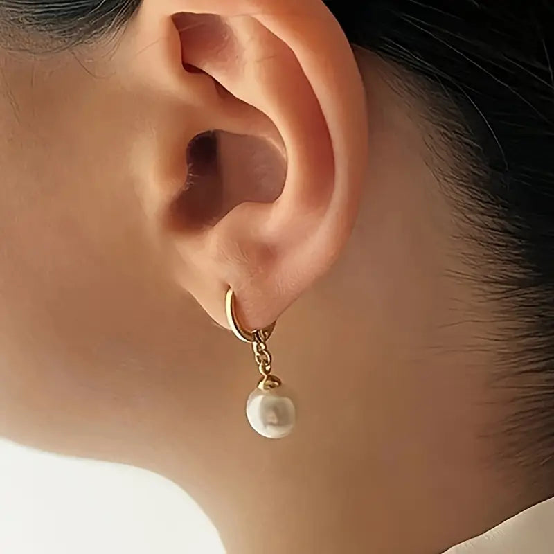 Golden Grace Pearl Jewelry Set | Gold 18k