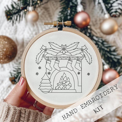 FrostVale™ Embroidery Kit — Transform Quiet Moments into Heartwarming Holiday Magic