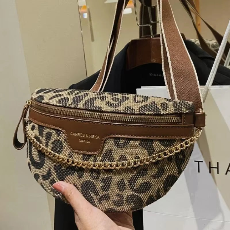 Jacquard Muse Chain Belt Bag