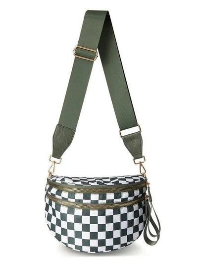 Elsie - Checkered Bum Bag