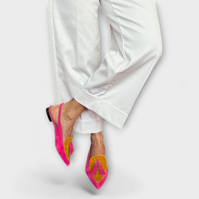 Delia | Color Play with Tassel Design