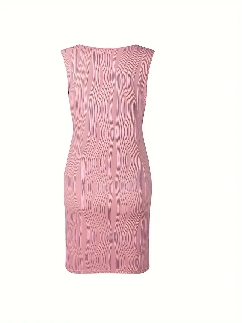 Alena | Striped Midi Dress