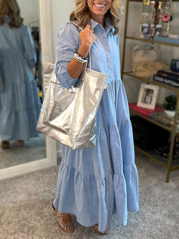 Amara | Everyday Cotton Tiered Maxi Dress