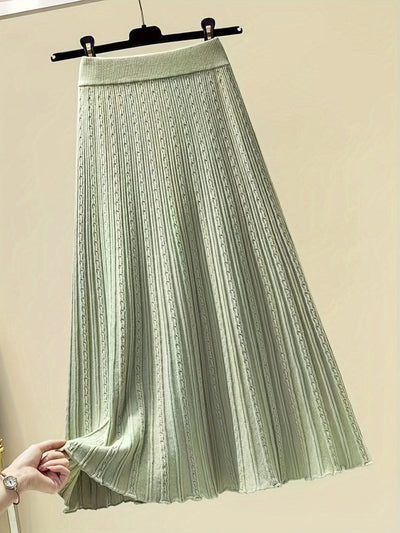 Avencea | Set of Pleated Skirt and Sweater