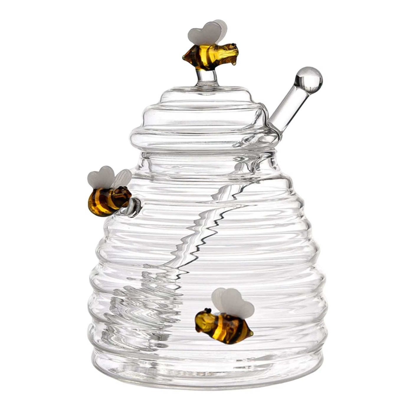 Beehive Glass Honey Jar