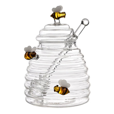 Beehive Glass Honey Jar