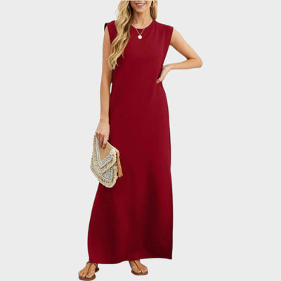 Emma™ | Wrinkle-Resistant Flowing Long Dress