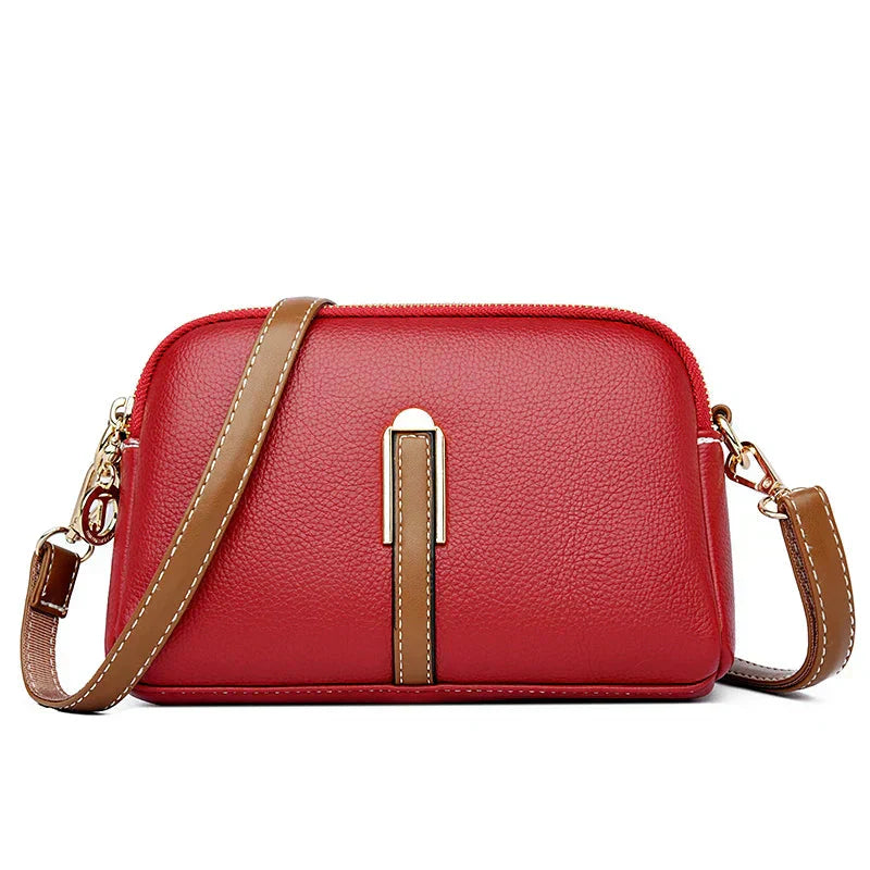 Penelope - Compact Soft Leather Shoulder Bag