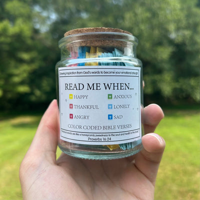 SpiritPearl™ Faith Jar — Your Daily Dose of Peace, Hope, and Strength in Every Verse