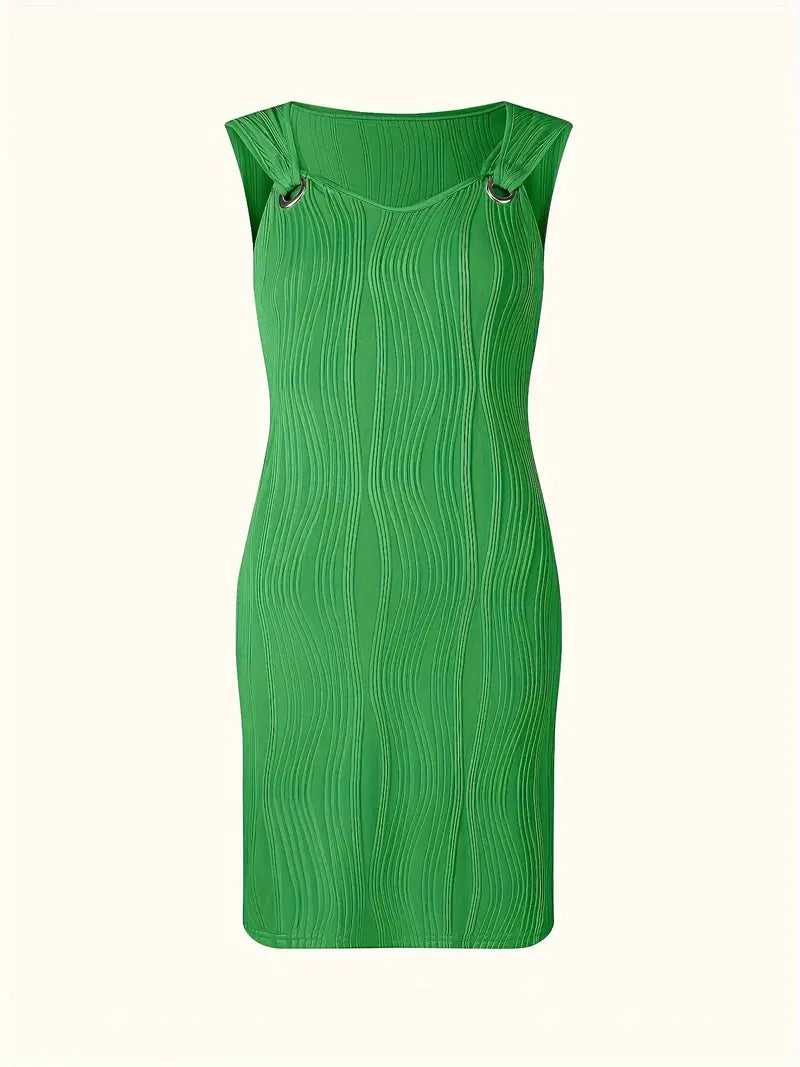 Alena | Striped Midi Dress