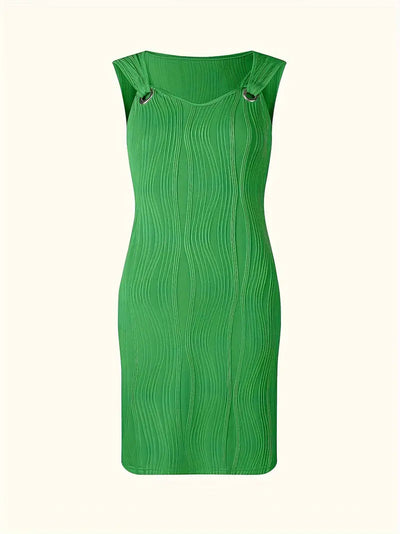 Alena | Striped Midi Dress