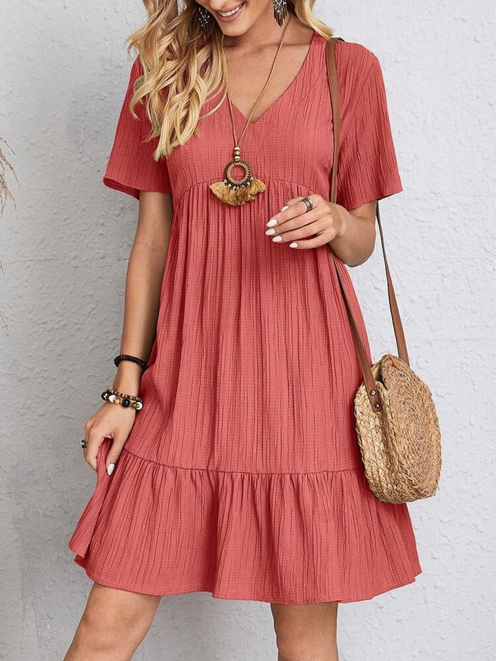 EMMA | RELAXED V-NECK DRESS